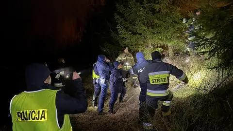 Przeczesywali pobliskie lasy 