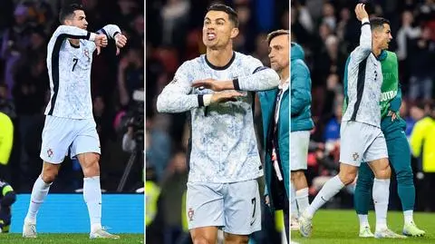 Niespodziewany moment na gwizdek. Ronaldo wybuchł