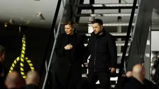 Wołodymyr Zełenski i Ołena Zełenska w Dublinie 1.12.2025 r.