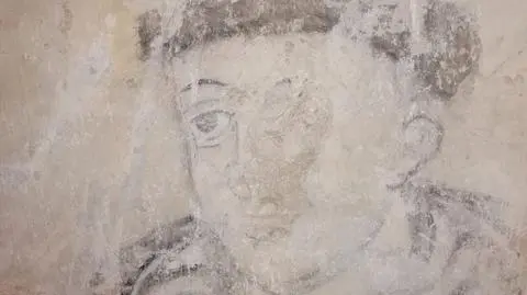 Wizerunek mnicha ukryty było pod tynkiem