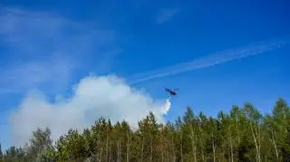 Akcja gaśnicza w Hutkach