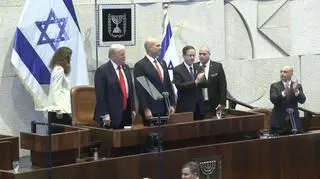 Donald Trump w Knesecie. Oglądaj w TVN24 i TVN24+