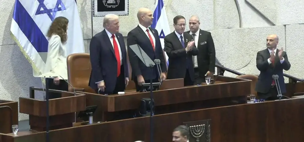 Przemówienie Donalda Trumpa w Knesecie. Oglądaj w TVN24 i TVN24+