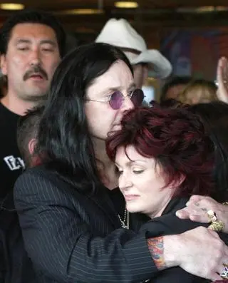 Ozzy Osbourne z żoną Sharon Osbourne
