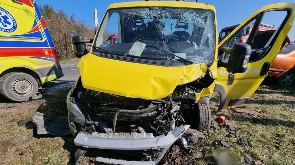 Poważny wypadek pod Bełchatowem 