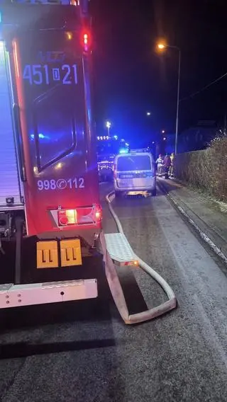 Tragiczny pożar, nie żyje jedna osoba