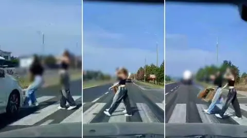 Nie zatrzymała się przed przejściem, uderzyła w nastolatkę. Nagranie