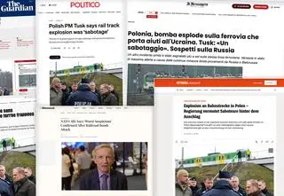 Akty dywersji w Polsce. Reakcje światowych mediów