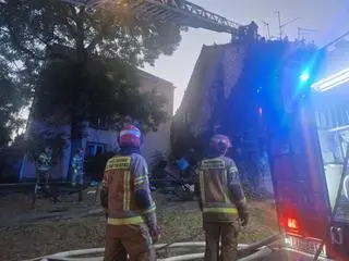 Na miejscu było sześć zastępów straży pożarnej