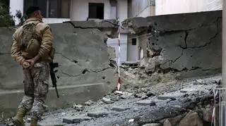 Władze libańskie poinformowały, że fragmenty przechwyconej irańskiej rakiety spadły w okolicy Haret Sakher w Bejrucie