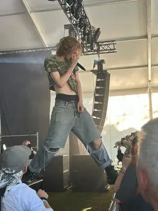 Adam Dragun z Berlin Manson na OFF Festivalu