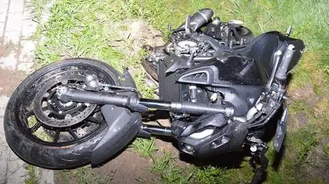 Śmiertelny wypadek motocyklisty