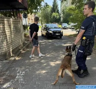 Uciekał po kolizji, schował się przy śmietnikach