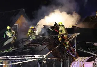 Pożar na Krupówkach. Dwie osoby poszkodowane