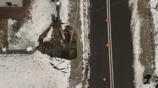 Zapadlisko w Olkuszu