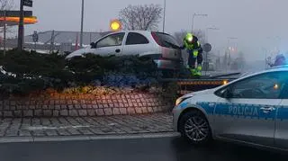 Nad ranem auto zostało zabrane przez pomoc drogową