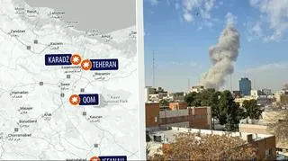Nie tylko Teheran. Mapa ataków 