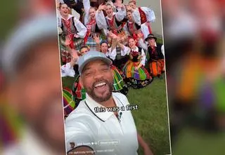 Will Smith z polskim zespołem ludowym. "Zabieram ich w trasę!"