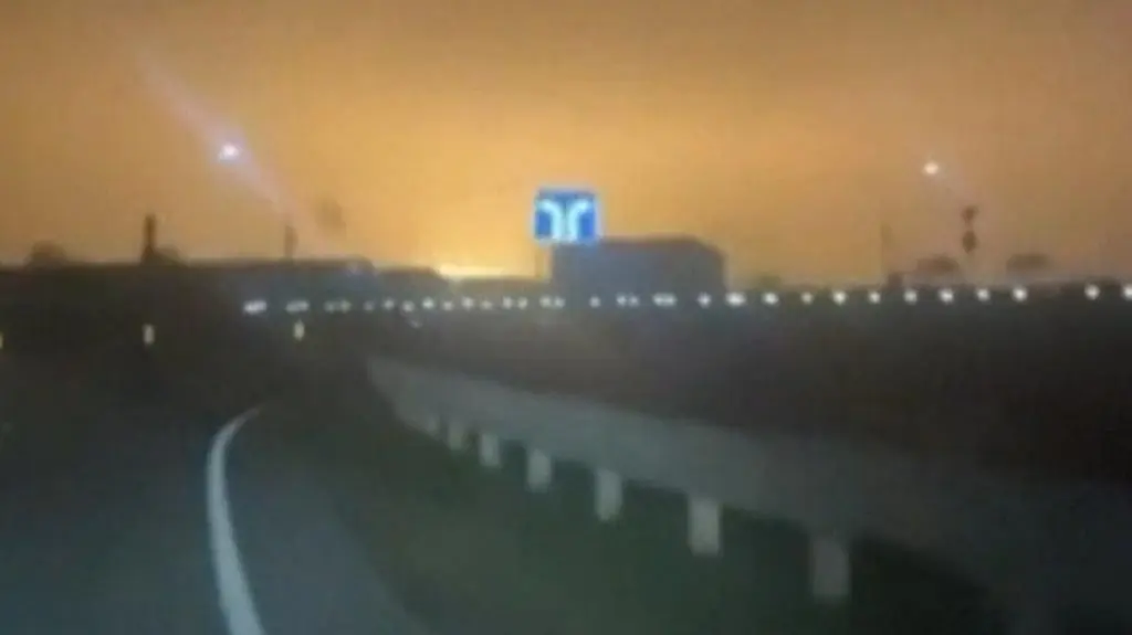 Płonie port w Kraju Krasnodarskim 