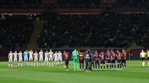 Minuta ciszy przed meczem Barcelony