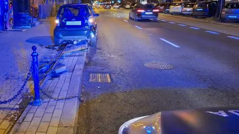 Kierowca był pijany