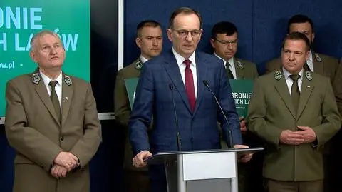 Konferencja prasowa ws. Lasów Państwowych w Sejmie