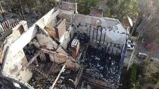Pożar budynku przy ul. Andersa 30 w Sopocie