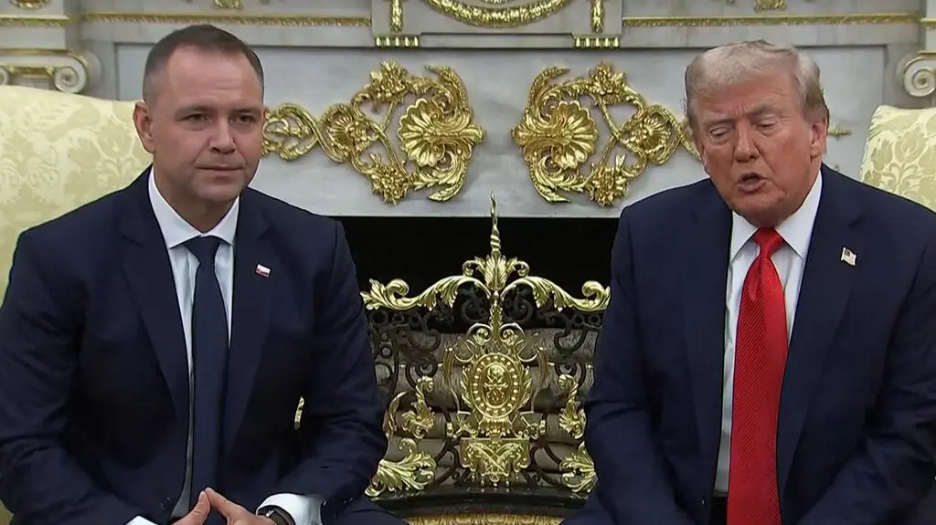 trump i nawrocki biały dom 