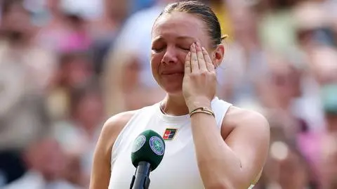 Serce pękało. Rywalka Świątek wybuchła płaczem, przerwała przemowę