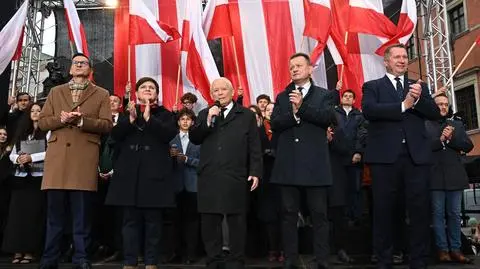 Wiec PiS w Warszawie
