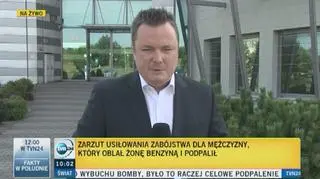 Miał oblać żonę benzyną i podpalić. Usłyszał zarzuty