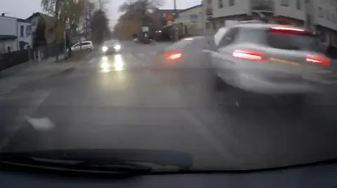 Moment wypadku nagrała kamera