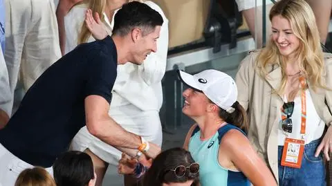 Lewandowski pogratulował Świątek. Dodał mema