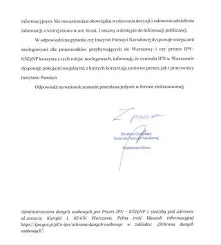 Odpowiedź z IPN - strona druga