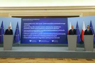 Pomysły rządu na zmianę przepisów drogowych. Lista 