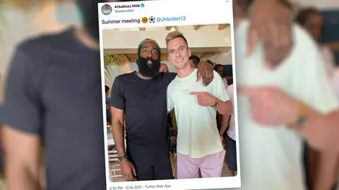 "Letnie spotkanie". Milik u boku wielkiej gwiazdy NBA