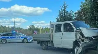 Skradzonym busem spowodował dwie kolizje