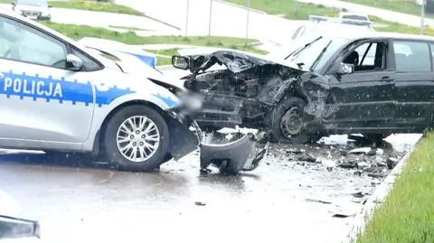 Pościg zakończył się ponad 30 kilometrów dalej, w Suwałkach