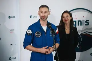Polski astronauta, członek załogi misji Axiom-4 dr Sławosz Uznański-Wiśniewski już w Warszawie
