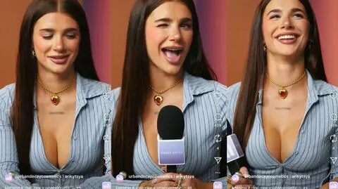Ari Kytsya z portalu OnlyFans w reklamie kosmetyków Urban Decay