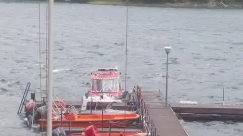 Szkwał na Jeziorze Solińskim