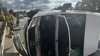Wypadek na moście Siekierkowskim