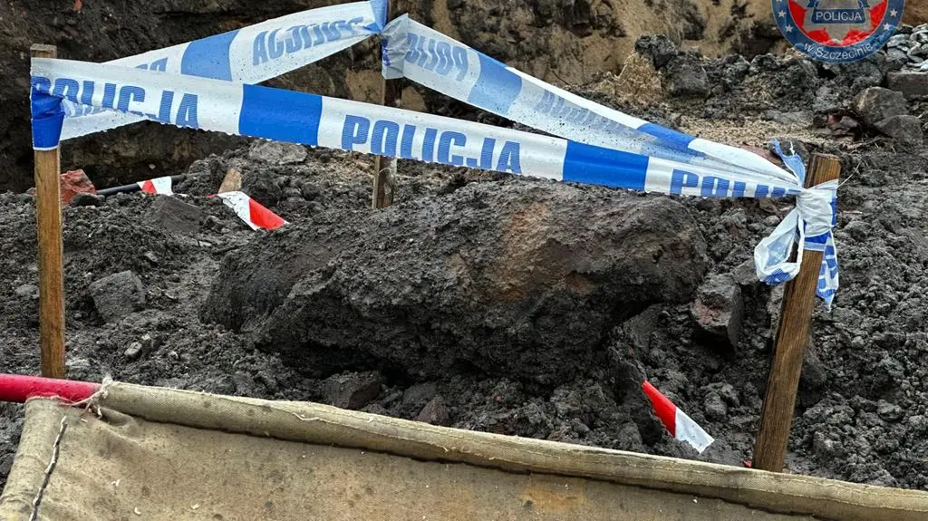 Bomba lotnicza została znaleziona na placu budowy