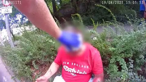Policjanci pomogli rannemu rowerzyście