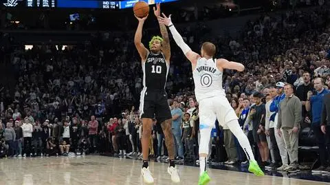 Porażka San Antonio Spurs. Sochan miał rzut na zwycięstwo