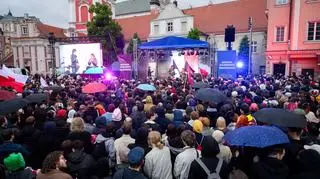 Adrian Zandberg zakończył swoją kampanię wyborczą właśnie w Poznaniu