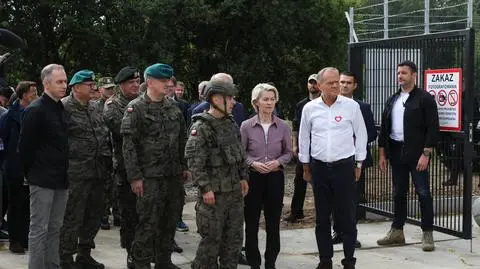 KRYNKI WIZYTA DONALDA TUSKA I URSULI VON DER LEYEN