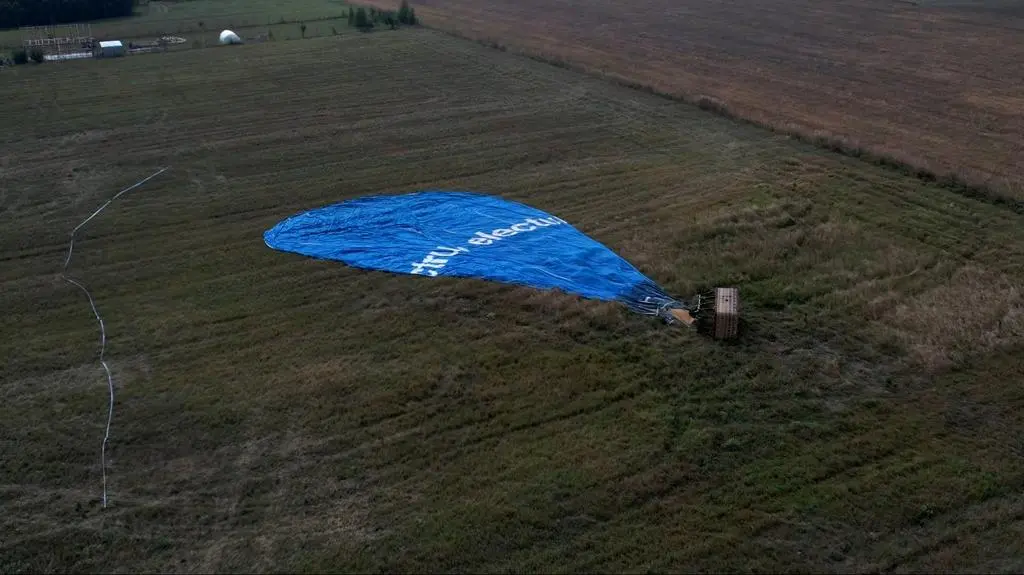 Wypadek balona na Podlasiu