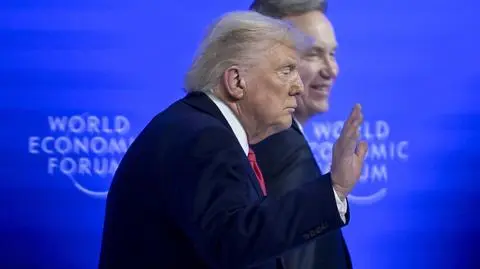 Donald Trump w Davos