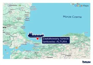 Turecki tankowiec Altura zaatakowany na Morzu Czarnym
